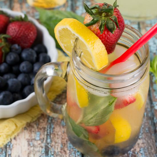 Berry Basil Lemonade