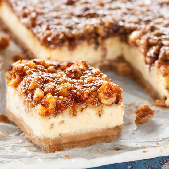 Caramel Nut cheesecake
