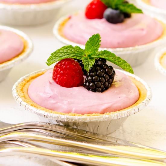 Summer Berry Cream Cheese Tarts