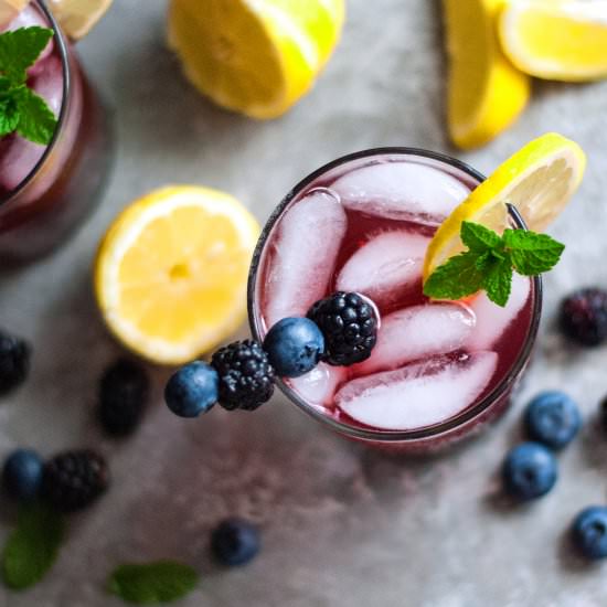 Black and Blue Lemonade