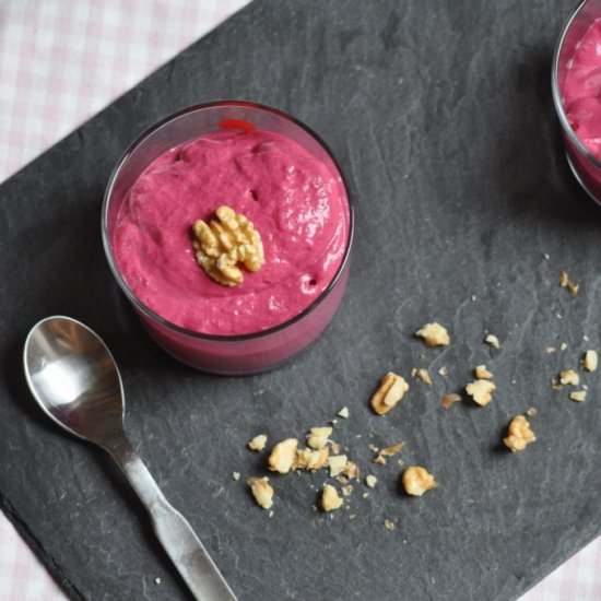 Roasted Beetroot & Rapsberry Cream