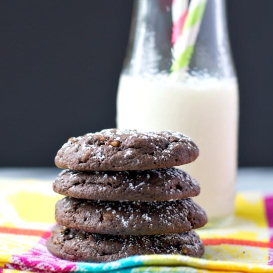Chocolate Krispies Cake Mix Cookies