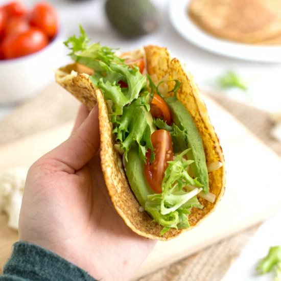 Low carb cauliflower tortillas