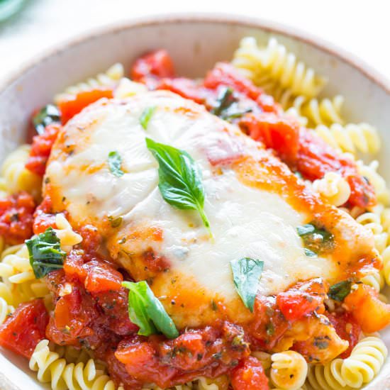 Tomato, Basil & Mozzarella Chicken