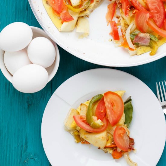 One Pan Egg Breakfast