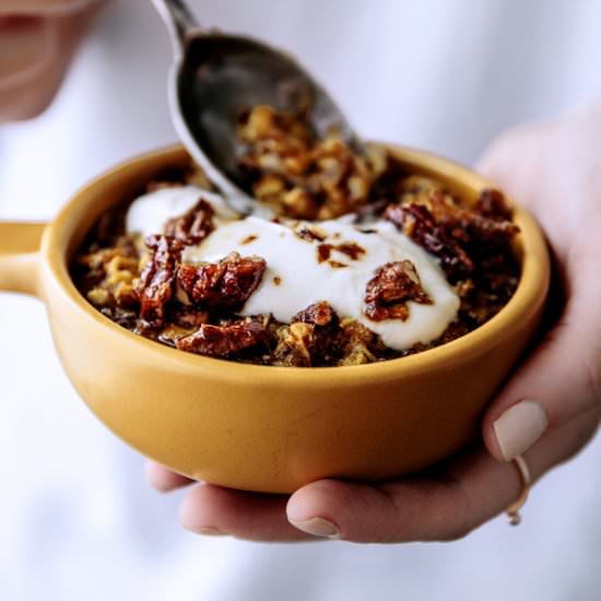 Carrot Baked Oatmeal