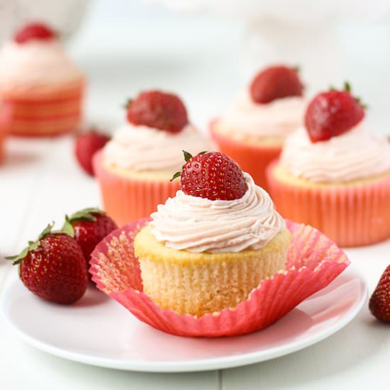 Strawberry Cupcakes