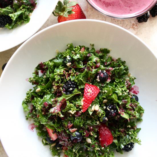 Berry Kale Salad