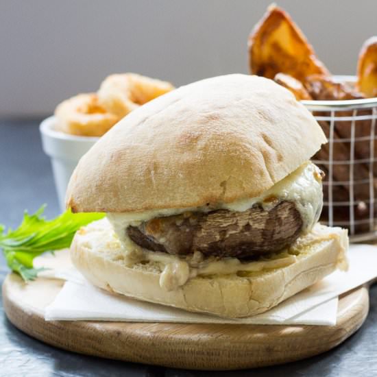 Portobello mushroom burgers