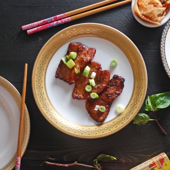 Korean Spicy Pork Belly