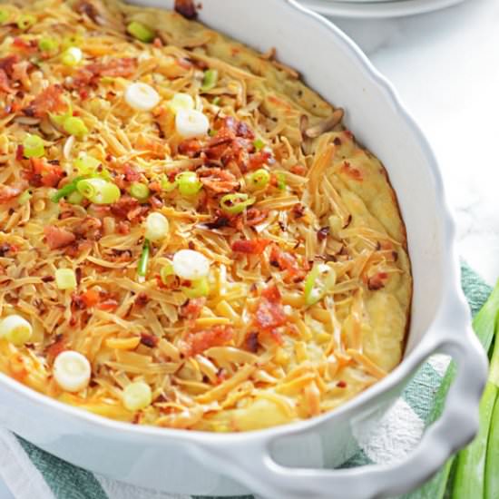 Mashed Potato Casserole with Gouda