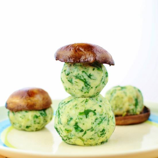 Mashed Potatoes with Spinach