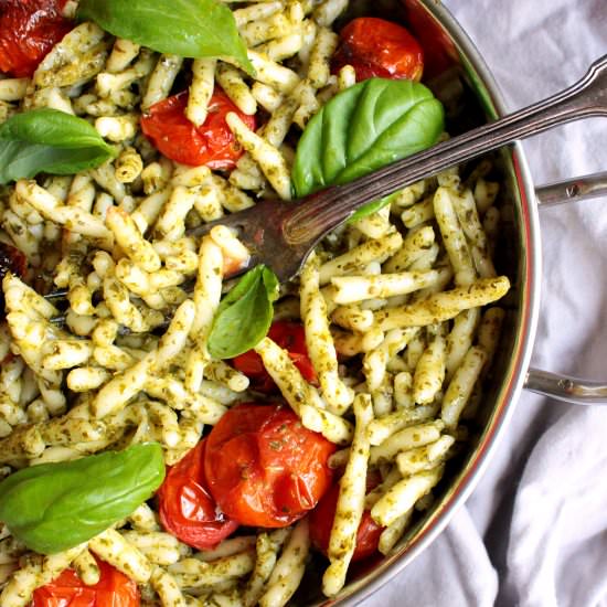 Trofie Pasta and Pesto