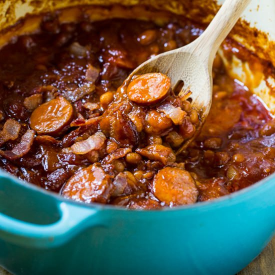 Baked Beans with Smoked Sausage