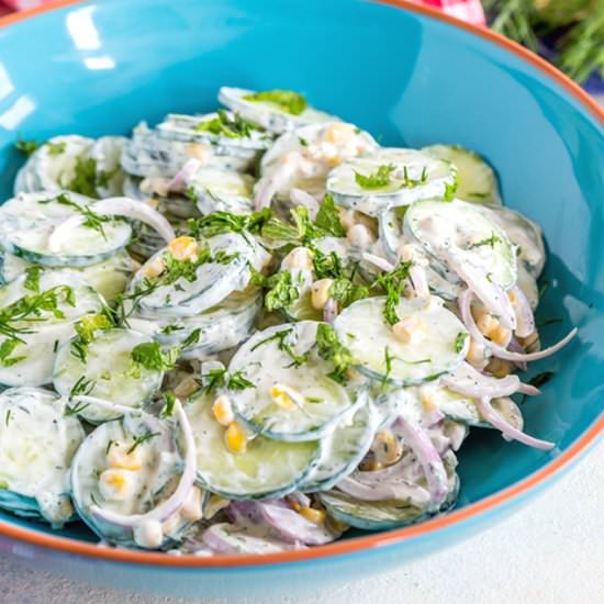 Creamy Cucumber Salad