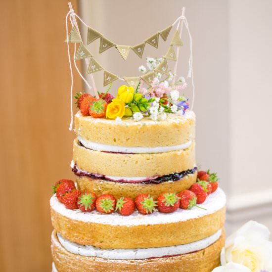 Naked Wedding Cake