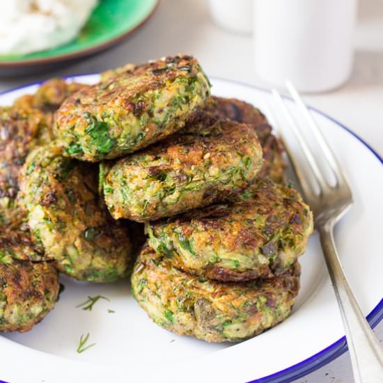 Greek zucchini fritters