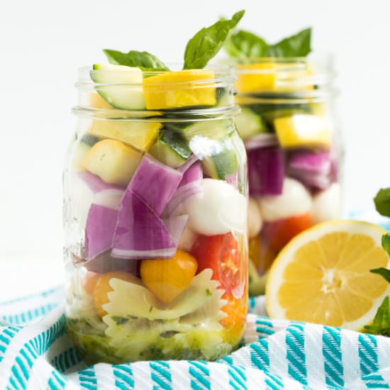 Lemon Basil Pasta Salad