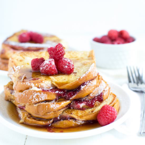 Raspberry Cheesecake French Toast