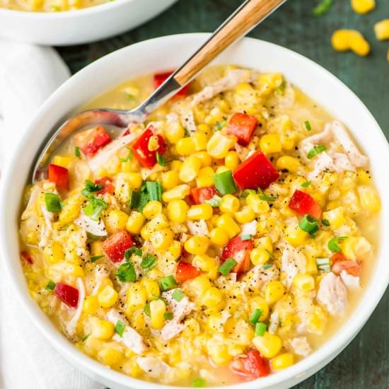 Crock Pot Corn Chowder
