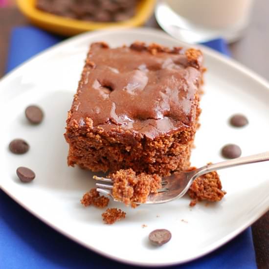 Chocolate and oat cake