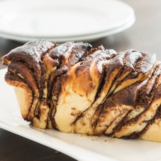 Nutella Pull Apart Bread