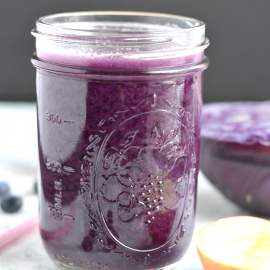 Blueberry Cabbage Juice