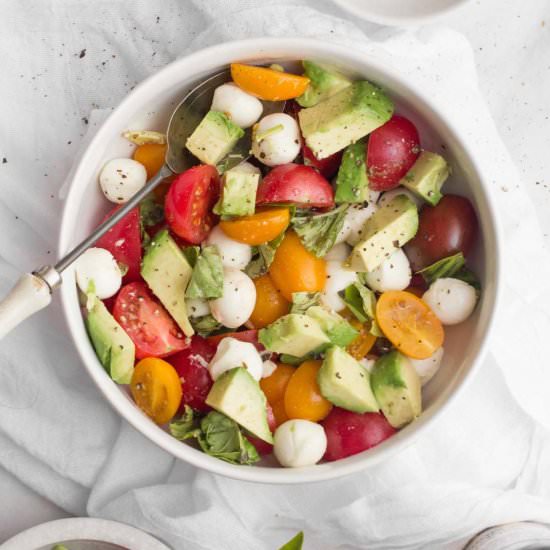 Avocado Caprese Salad