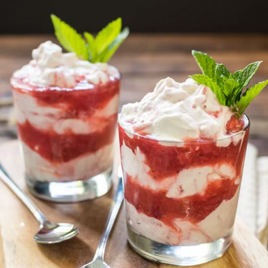 Strawberry Rhubarb Fool