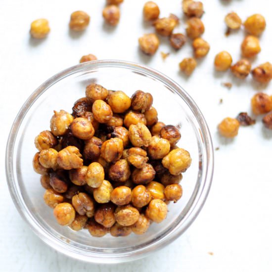 crispy chickpeas snack