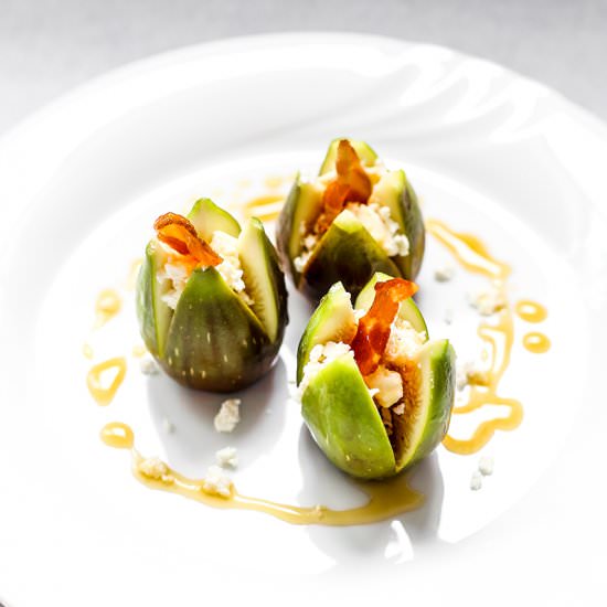 Fresh Figs with Goats Cheese Feta