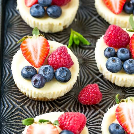 Greek Yogurt Cheesecakes