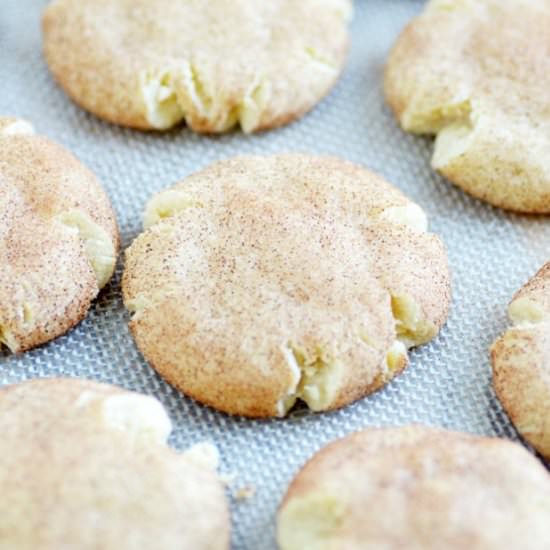 Thick and Chewy Snickerdoodles