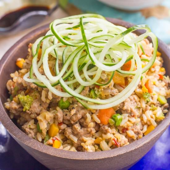 Spicy Pork Fried Rice