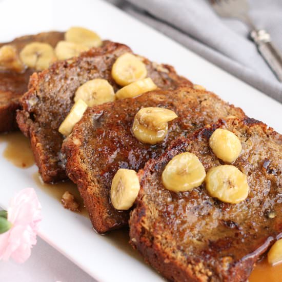 Bananas Foster French Toast