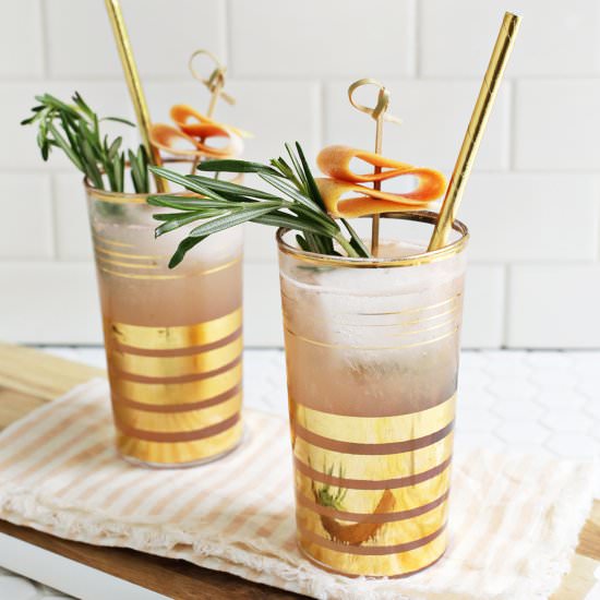 Rosemary Grapefruit Sparkler