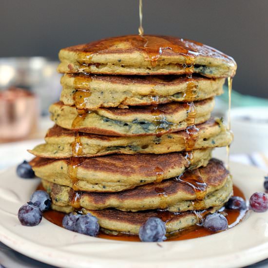 Paleo Blueberry Pancakes