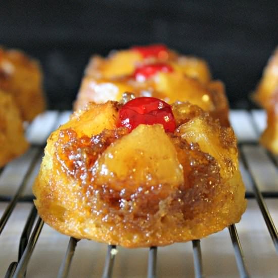 Mini Pineapple Upside Down Cakes