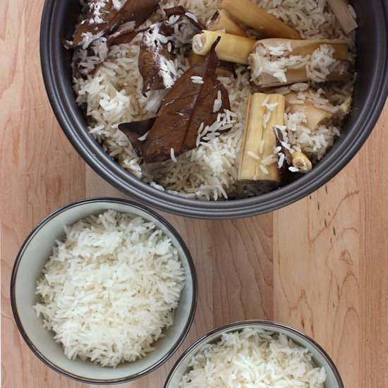 Nasi Liwet in Rice Cooker