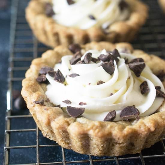 Chocolate Chip Cookie Tarts
