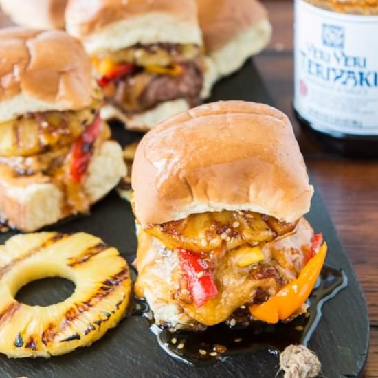 Hawaiian Turkey Burgers Sliders