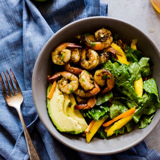 Jerk Shrimp Salad
