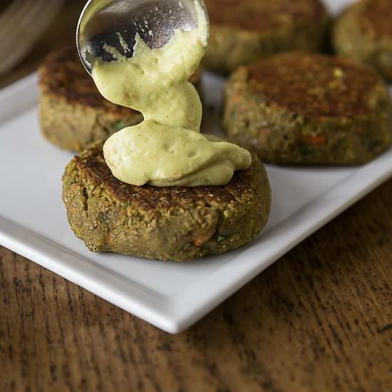Spicy Curry Lentil Burgers