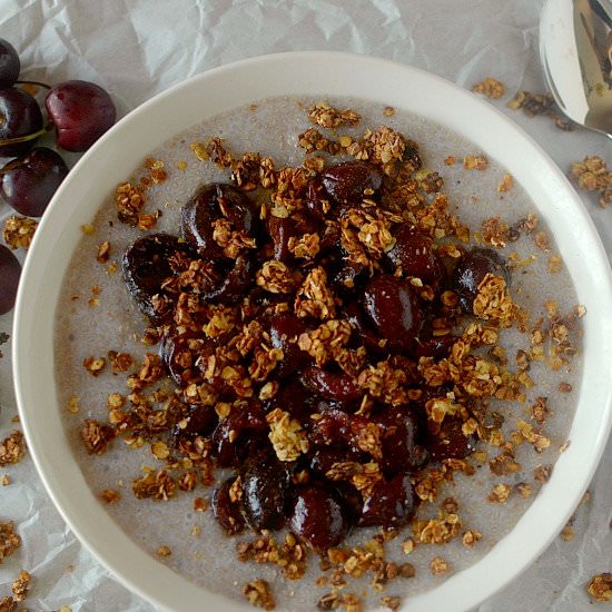 Cherry Pie Chia Pudding