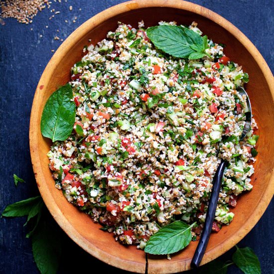 Tabouli with Fresh Jalapeno