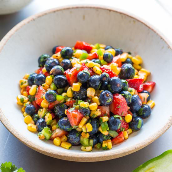 Blueberry Corn Salsa