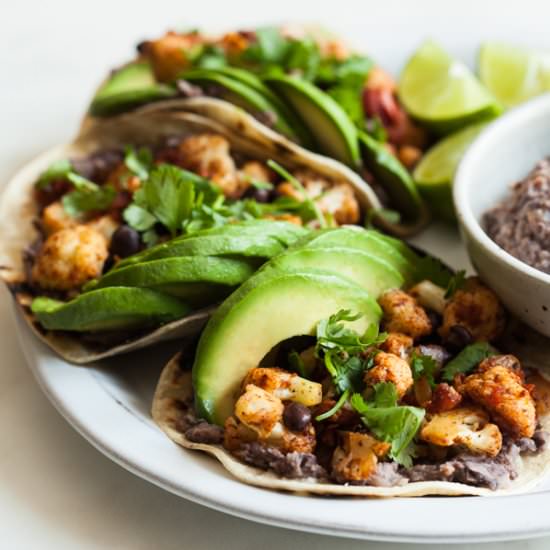 Cauliflower Huevos Rancheros