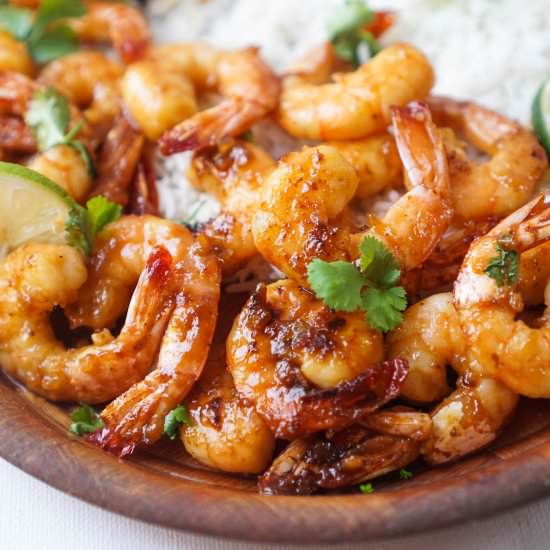 Honey Lime Shrimp