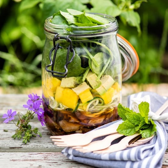 Thai Beef Salad in a Jar
