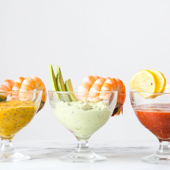 Shrimp Cocktail, 3 Ways